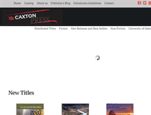 Tablet Screenshot of caxtonpress.com